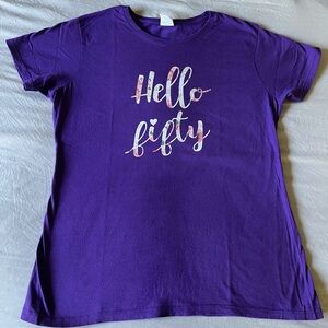 Hello Fifty Tshirt size L